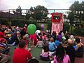 Punch and judy at a fete