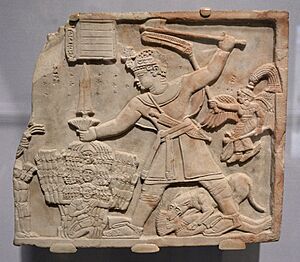 Relief of Arikankharer slaying his enemies (Worcester Art Mus 1922.145) 01