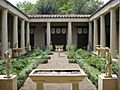 Ricostruzione del giardino della casa dei vetii di pompei (mostra al giardino di boboli, 2007) 01