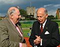 Roger Bannister and John Landy at Iffley Road on the 50th anniversary of the four minute mile 6 May 2004