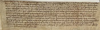 S 1533 Will of Wulfgar (BL Cotton Charters VIII 16 B)