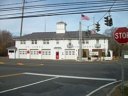 The St. James Fire Department, in the heart of historic Saint James, New York