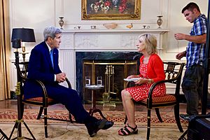 Secretary Kerry is Interviewed by Andrea Mitchell in Cuba (20555381186)