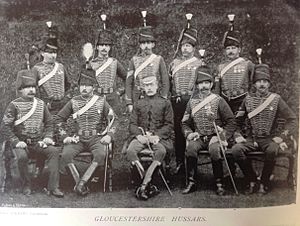 Sergeants, Gloucestershire Hussars, 1896