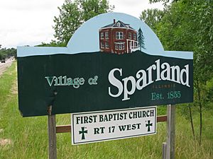 Sparland sign 1103