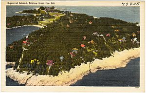 Squirrel Island, Maine from the air (79405)