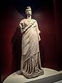 Statue of a woman with hairstyle dating to the later Roman Republican or Augustan period but body dating to 200-100 BCE MH