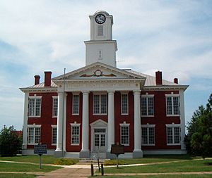Stewart County courthouse in Lumpkin