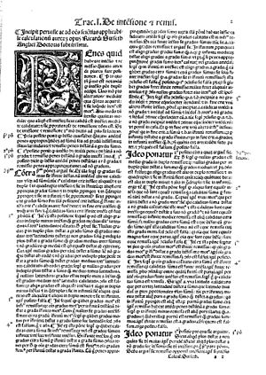 Swineshead, Richard – Calculator, 1520 – BEIC 143141