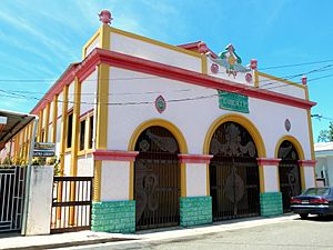 Historic building in Quebradillas barrio-pueblo