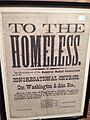 To the Homeless of the Chicago Fire, Chicago History Museum