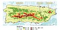 Topography of the Commonwealth of Puerto Rico by USDA