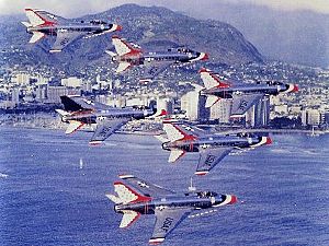 USAF Thunderbirds - F-100s - 1966