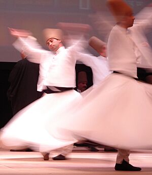 Whriling dervishes, Rumi Fest 2007