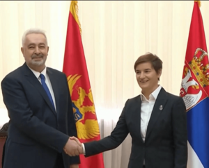 Zdravko Krivokapić and Ana Brnabić