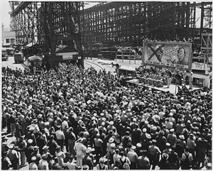 1945 Mare Island bond rally