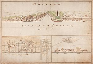 AMH-5342-NA View of Basra and 'Gordelaan' castle