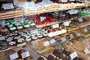 Acland Street cake shop window