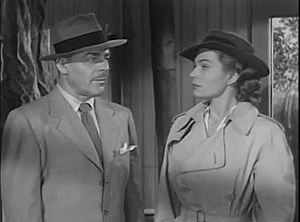 Actress Kristine Miller in "The Iron Banner Story" (1952)