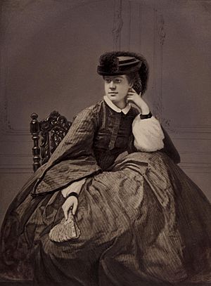 Alexandrine Tinne gefotografeerd door Robert Jefferson Bingham