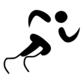 Athletics pictogram (Paralympics)