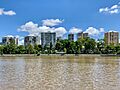 Auchenflower seen from the river, Brisbane, Feb 2020