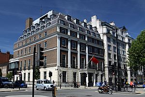 Building of Chinese Embassy in the Portland Place in London, June 2013 (2).jpg