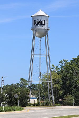 Bunnell Water Tower - Full West View of Water Tower