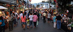 Chiang Mai sunday evening walking street