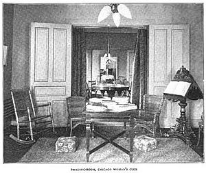 Chicago Woman's Club reading room