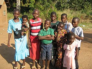 Children in Yambio, Western Equatoria, South Sudan (28 05 2009)