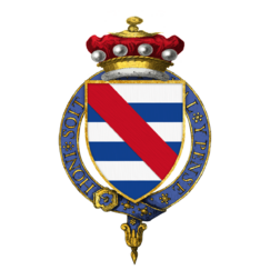 Coat of Arms of John de Grey, 1st Baron Grey de Rotherfield (1300-1359), KG