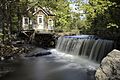 Dam at gristmill site