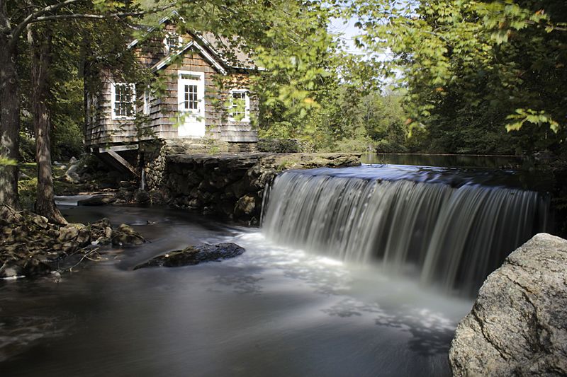 Dam at gristmill site
