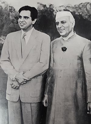 Dilip Kumar with Jawaharlal Nehru