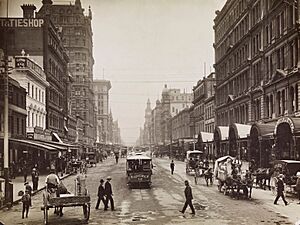 Elizabeth Street Melbourne 1900