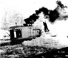 Fish tug Gem near Gills Rock Door County Wisconsin