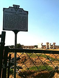 Freedmen's Memorial (construction)