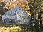 Glacial Erratic on Stonington Road, Mystic, CT