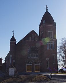 Holy Name of Mary Church (Cavalry, Kentucky) - exterior 2
