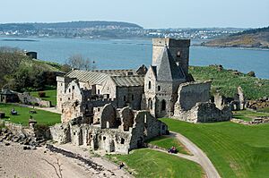 Inchcolm Abbey, Inchcolm, Firth of Forth, Scotland-9April2011