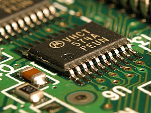 Integrated circuit on microchip
