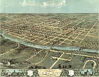 Iowa City circa 1868