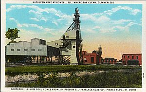 Kathleen Mine at Dowell, Ill. Where the Clean, Clinkerless Southern Illinois Coal Comes From,... (NBY 428839)