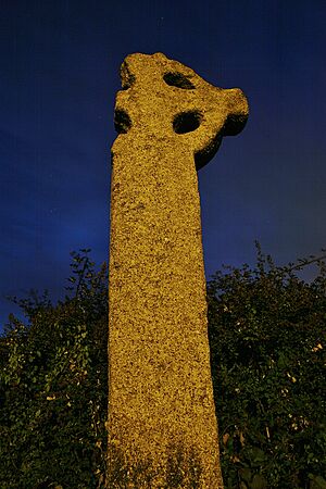 Kilgobbin Cross at dusk - Close-up