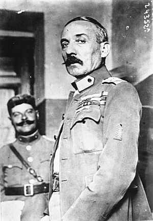 Le Général Pangalos, Président du Conseil grec