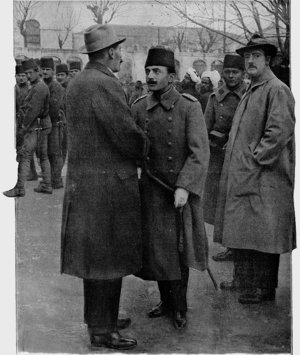 Lieut.-Colonel Tyrrell and Enver Bey after 1913 Ottoman coup d'état