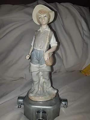 Lladro Fisherboy Figurine