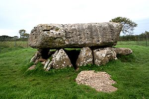 Lligwy Burial Chamber in Anglesey