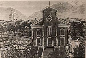 Logan Tabernacle in 1881
